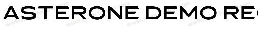 Asterone DEMO Regula字体转换